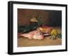 Crab and Red Mullet-Jules Ernest Renoux-Framed Giclee Print