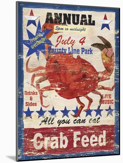 Crab Feed-Fiona Stokes-Gilbert-Mounted Giclee Print