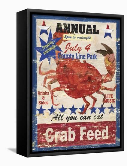 Crab Feed-Fiona Stokes-Gilbert-Framed Stretched Canvas
