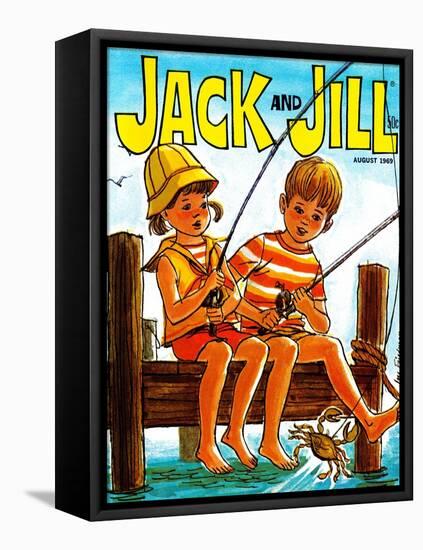 Crab Fishing - Jack and Jill, August 1969-Joy Friedman-Framed Stretched Canvas