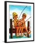 Crab Fishing - Jack & Jill-Joy Friedman-Framed Giclee Print