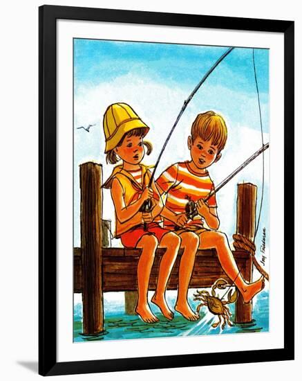 Crab Fishing - Jack & Jill-Joy Friedman-Framed Giclee Print