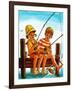 Crab Fishing - Jack & Jill-Joy Friedman-Framed Giclee Print