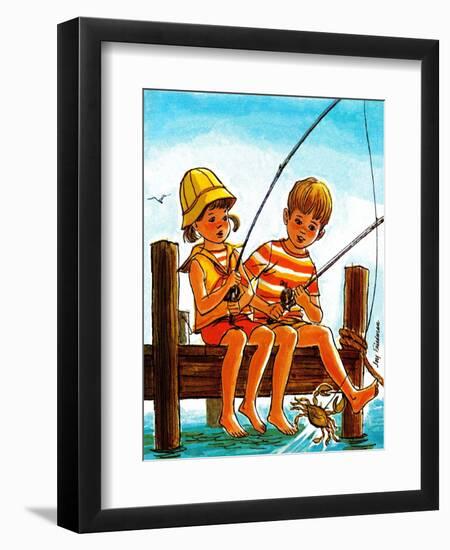 Crab Fishing - Jack & Jill-Joy Friedman-Framed Premium Giclee Print