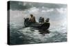 Crab Fishing-Winslow Homer-Stretched Canvas