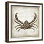 Crab II-Erin Clark-Framed Giclee Print