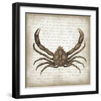 Crab II-Erin Clark-Framed Giclee Print