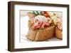 Crab Meat with Toast, Sauce and Fresh Herbs, Close-Up-Kondor83-Framed Photographic Print