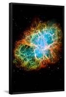 Crab Nebula Space Photo Art Poster Print-null-Framed Poster