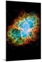 Crab Nebula Space Photo Art Poster Print-null-Mounted Poster