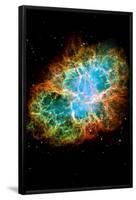 Crab Nebula Space Photo-null-Framed Poster