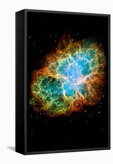 Crab Nebula Space Photo-null-Framed Stretched Canvas