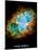 Crab Nebula Text Space Photo Art Poster Print-null-Mounted Poster