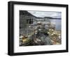 Crab Pots on Shore of Cornet Bay, Whidbey Island, Washington, USA-William Sutton-Framed Photographic Print