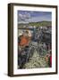 Crab pots piled up on the wharf at Portmagee, Skelligs Ring, Ring of Kerry, County Kerry, Munster, -Nigel Hicks-Framed Photographic Print