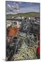 Crab pots piled up on the wharf at Portmagee, Skelligs Ring, Ring of Kerry, County Kerry, Munster, -Nigel Hicks-Mounted Photographic Print