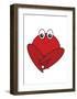 Crab-null-Framed Art Print