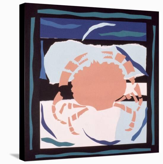 Crab-John Wallington-Stretched Canvas