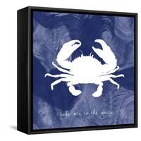 Crab-Erin Clark-Framed Stretched Canvas