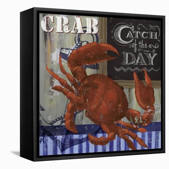 Crab-Fiona Stokes-Gilbert-Framed Stretched Canvas