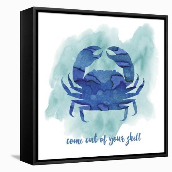 Crab-Erin Clark-Framed Stretched Canvas