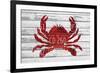 Crab-Design Turnpike-Framed Giclee Print