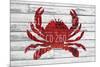 Crab-Design Turnpike-Mounted Giclee Print