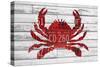 Crab-Design Turnpike-Stretched Canvas