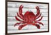 Crab-Design Turnpike-Framed Giclee Print