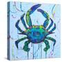 Crab-Karrie Evenson-Stretched Canvas