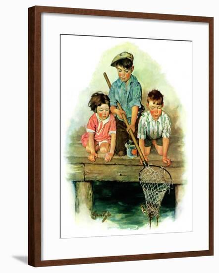 "Crabbing,"August 1, 1931-Ellen Pyle-Framed Giclee Print