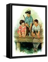 "Crabbing,"August 1, 1931-Ellen Pyle-Framed Stretched Canvas