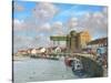 Crabbing - Wells Next to the Sea, Norfolk-Richard Harpum-Stretched Canvas