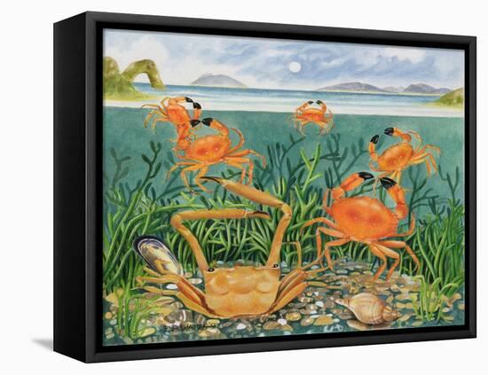 Crabs in the Ocean, 1997-E.B. Watts-Framed Stretched Canvas