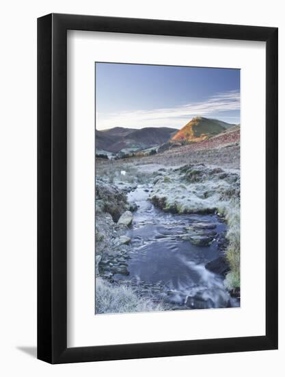 Crabtree Beck Running Down Loweswater Fell in the Lake District National Park-Julian Elliott-Framed Photographic Print