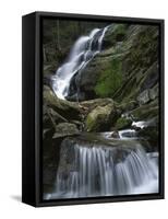 Crabtree Falls, Nelson Co, Virginia, USA-Charles Gurche-Framed Stretched Canvas