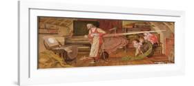 Crabtree Watching the Transit of Venus in 1639-Ford Madox Brown-Framed Giclee Print