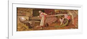 Crabtree Watching the Transit of Venus in 1639-Ford Madox Brown-Framed Giclee Print