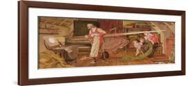 Crabtree Watching the Transit of Venus in 1639-Ford Madox Brown-Framed Giclee Print