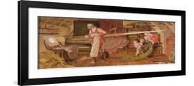 Crabtree Watching the Transit of Venus in 1639-Ford Madox Brown-Framed Giclee Print