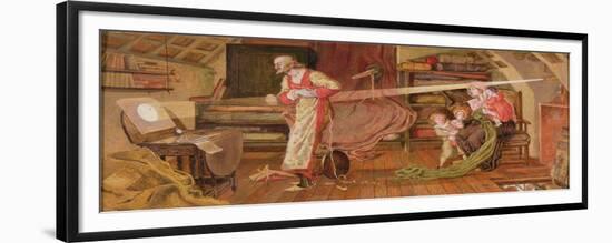 Crabtree Watching the Transit of Venus in 1639-Ford Madox Brown-Framed Giclee Print