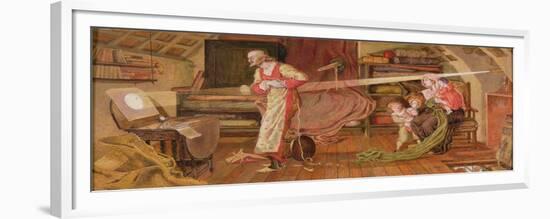 Crabtree Watching the Transit of Venus in 1639-Ford Madox Brown-Framed Giclee Print