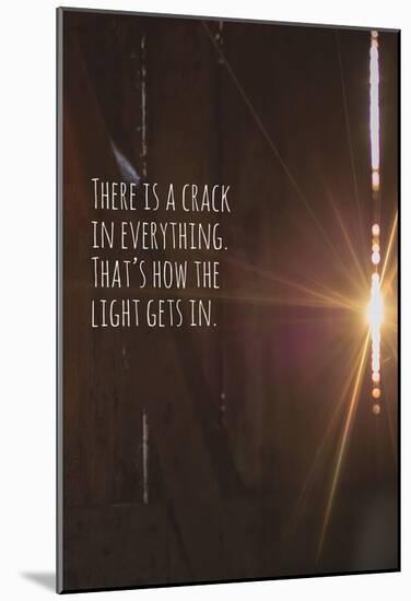 Crack in The Light-null-Mounted Poster