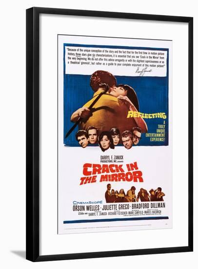 Crack in the Mirror-null-Framed Art Print