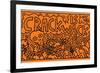 Crack is Wack-Keith Haring-Framed Premium Giclee Print