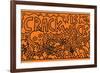 Crack is Wack-Keith Haring-Framed Giclee Print