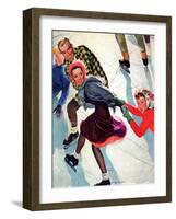 "Crack the Whip," March 2, 1940-Emery Clarke-Framed Giclee Print