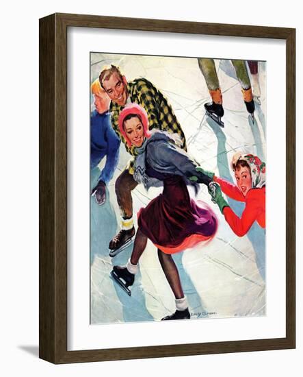 "Crack the Whip," March 2, 1940-Emery Clarke-Framed Giclee Print