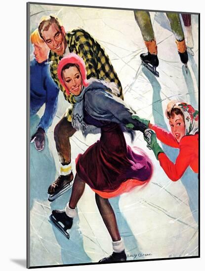 "Crack the Whip," March 2, 1940-Emery Clarke-Mounted Giclee Print