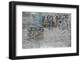 Cracked Glass-alexkar08-Framed Photographic Print